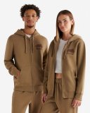 Roots Organic Original Full Zip Hoodie - BRITISH KHAKI Roots Organic Original Full Zip Hoodie - BRITISH KHAKI