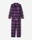 Roots Womens Inglenook Pajama Set - PURPLE