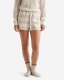 Roots Womens Park Plaid Pajama Short - FLAXSEED MIX