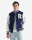 Roots Mens Vintage Varsity Jacket - TRUE NAVY/WHITE Roots Mens Vintage Varsity Jacket - TRUE NAVY/WHITE