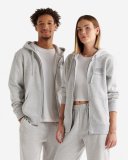 Roots Organic Original Full Zip Hoodie - ATHLETIC GREY MIX Roots Organic Original Full Zip Hoodie - ATHLETIC GREY MIX
