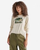 Roots Womens Winter Cooper Long Sleeve T-Shirt - ALMOND MILK Roots Womens Winter Cooper Long Sleeve T-Shirt - ALMOND MILK