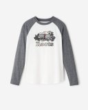 Roots Womens Inglenook Plaid Long Sleeve T-shirt - SALT & PEPPER Roots Womens Inglenook Plaid Long Sleeve T-shirt - SALT & PEPPER