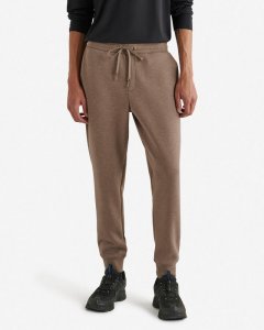Roots Recover Interlock Jogger - UMBER BROWN MIX