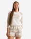 Roots Womens Park Plaid Long Sleeve T-Shirt - FLAXSEED MIX