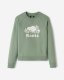 Roots Organic Original Crew Sweatshirt - EUCALYPTUS Roots Organic Original Crew Sweatshirt - EUCALYPTUS