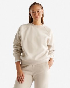Roots Cloud Fleece Crew - SILVER LINING