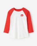 Roots Womens Organic Cooper Baseball T-Shirt - CARDINAL RED Roots Womens Organic Cooper Baseball T-Shirt - CARDINAL RED