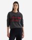 Roots Plaid Applique Crew - RAVEN