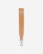 Roots Wide Wristlet Keychain Cervino - TAN/POWDER PINK