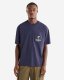 Roots Mens Wildlife Relaxed Pocket T-Shirt - NAVY BLAZER Roots Mens Wildlife Relaxed Pocket T-Shirt - NAVY BLAZER
