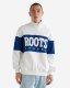 Roots Retro Half Zip Stein - WHITE