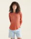 Roots Waffle Long Sleeve Top - ETRUSCAN CLAY