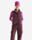 Roots Down Puffer Vest - DEEP MAROON