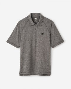 Roots Renew Peppered Polo - SALT & PEPPER