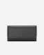 Roots Large Chequebook Clutch Prince - BLACK