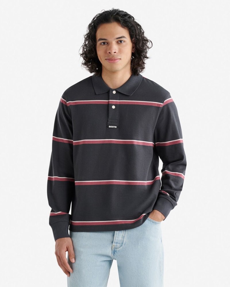 Roots Sporting Goods Rugby Polo - RAVEN