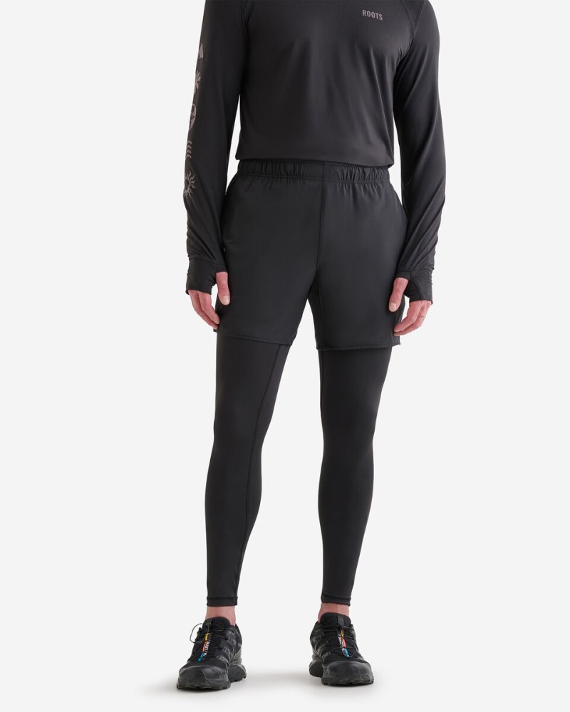 Roots Active Short 6 Inch - BLACK