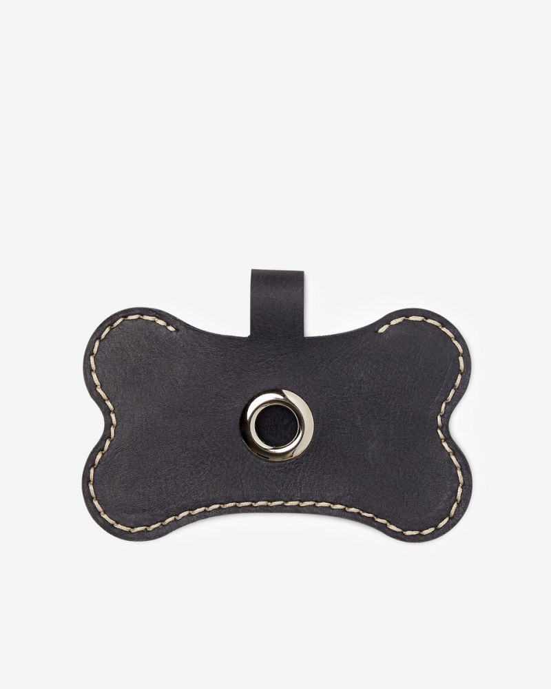 Roots Dog Waste Bag Holder - JET BLACK