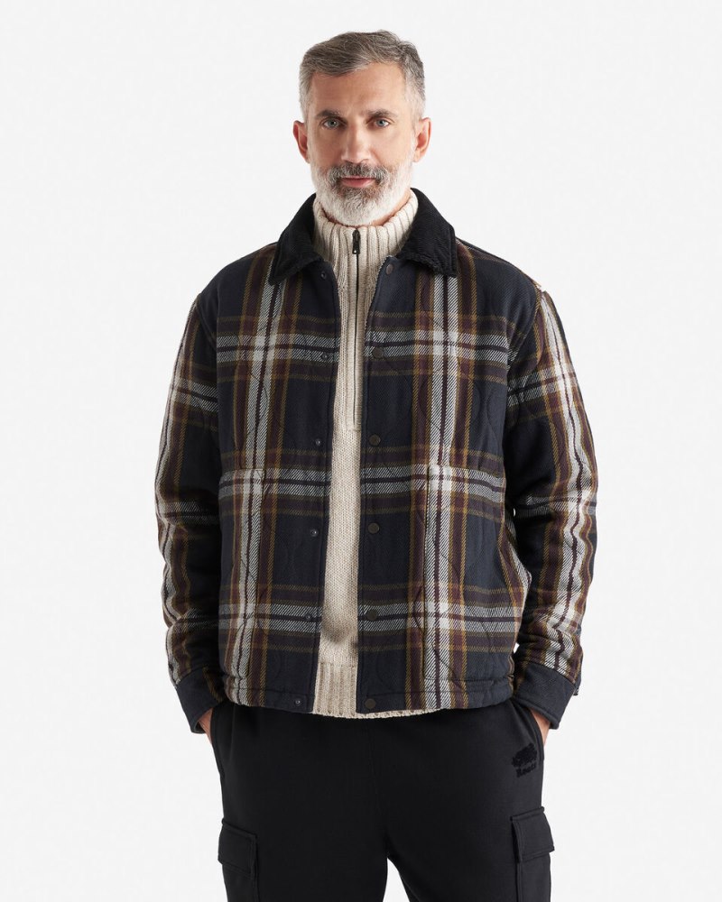 Roots Cypress Quilted Jacket - BLACK MIX