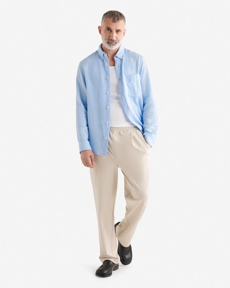 Roots Cloud Jersey Pleated Sweatpant - FADED KHAKI